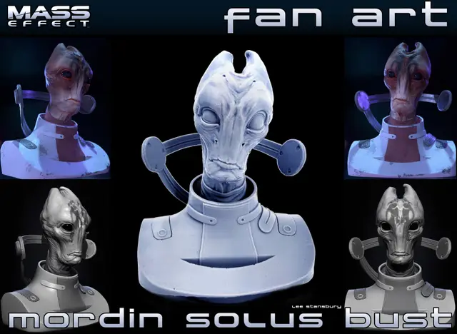 Mordin Solus (Mass Effect Fan Art) — modelo 3D