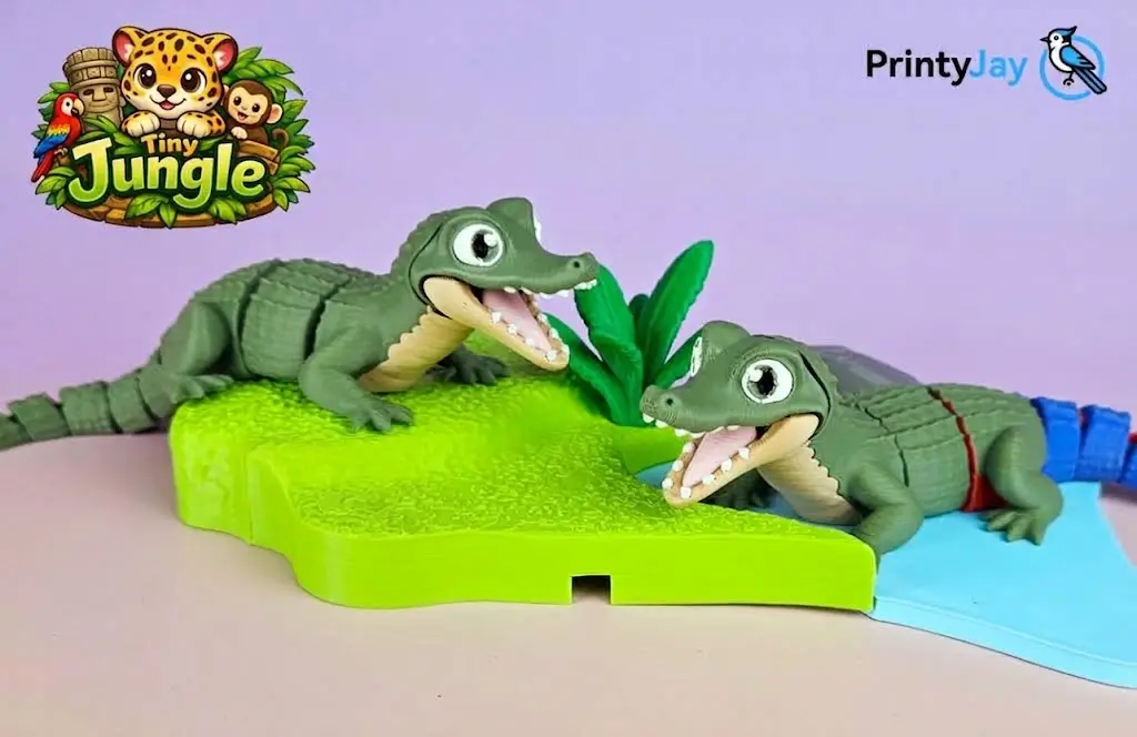 Tiny Jungle Caiman — modelo 3D