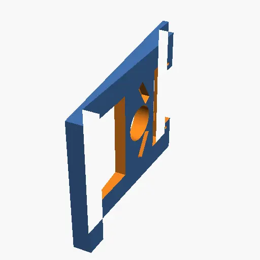Siding Light Mount Block — modelo 3D