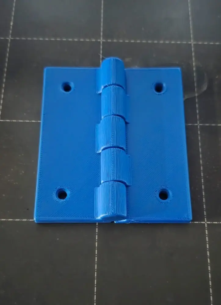 Heavy Duty Print-in-Place Hinge 80×70 mm — modelo 3D