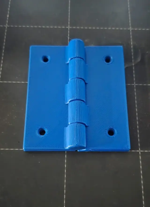 Heavy Duty Print-in-Place Hinge 80×70 mm — modelo 3D