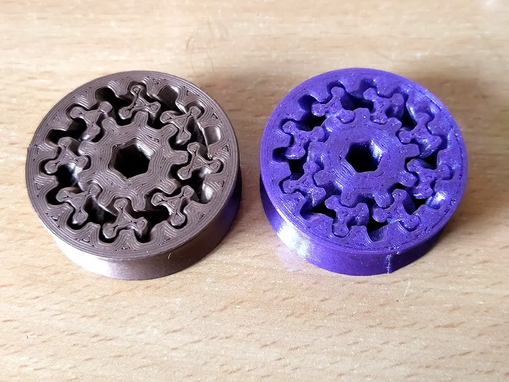 planetary gear fidget thing with three-teeth-planets — modelo 3D