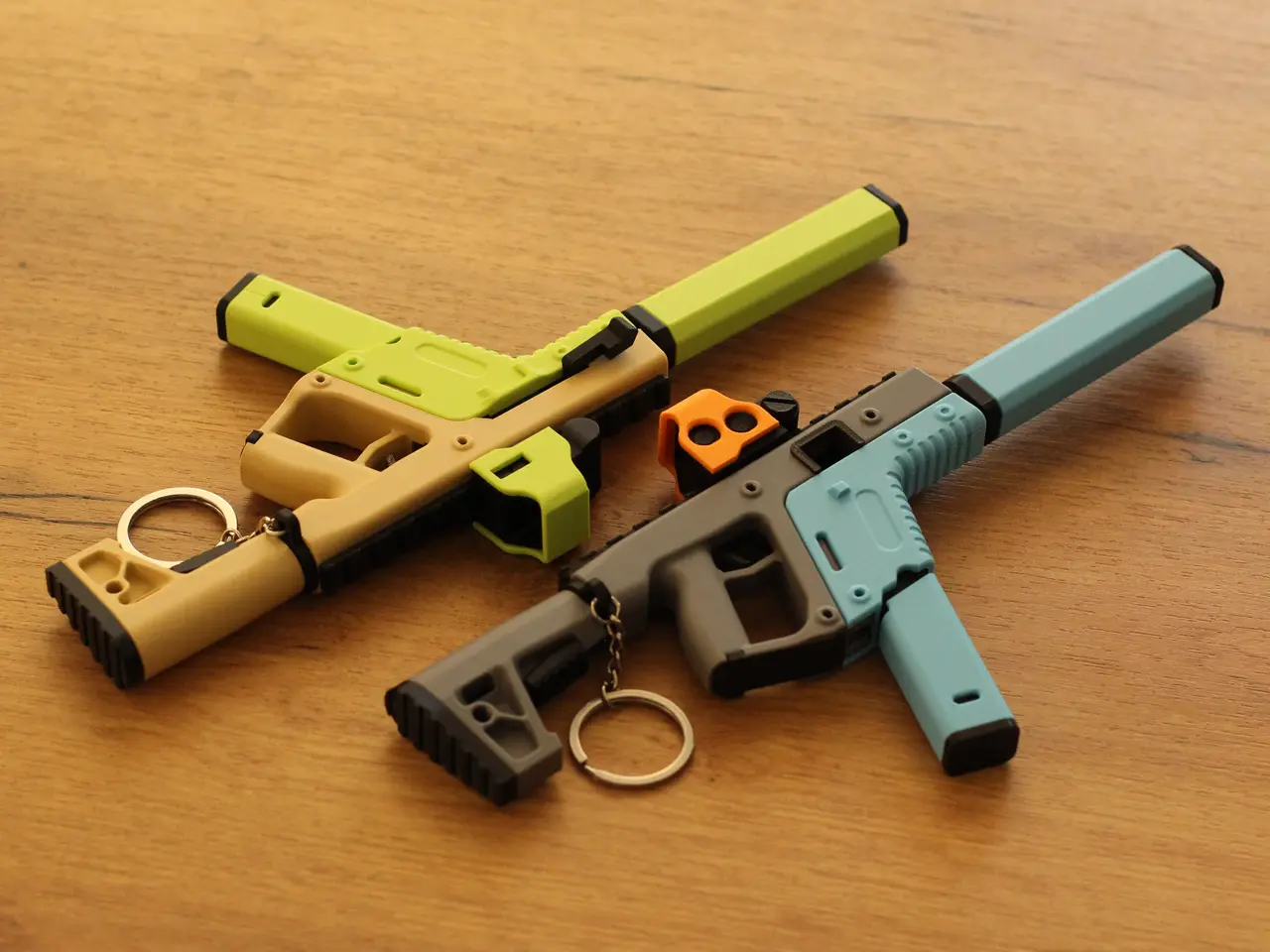 CRS Vector Pocket SMG - Fidget Keychain Toy — modelo 3D
