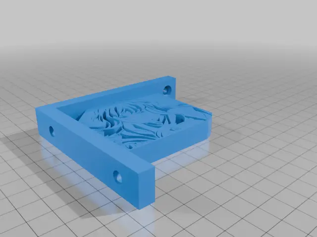 Bookshelf bracket With Muichiro Tokito from Demon Slayer — modelo 3D