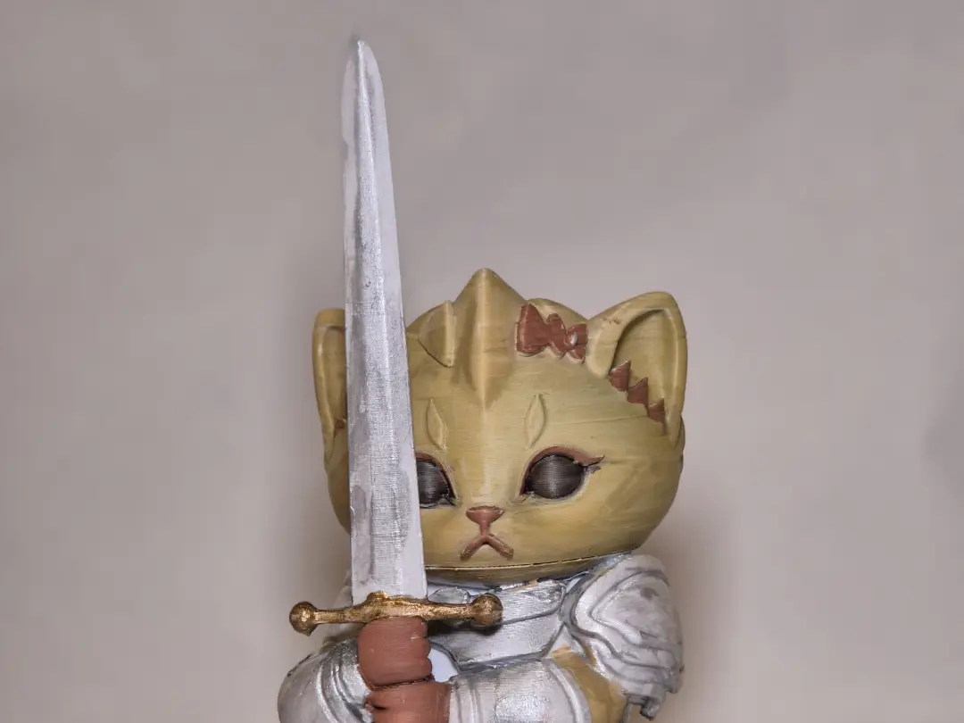 Knight cat — modelo 3D