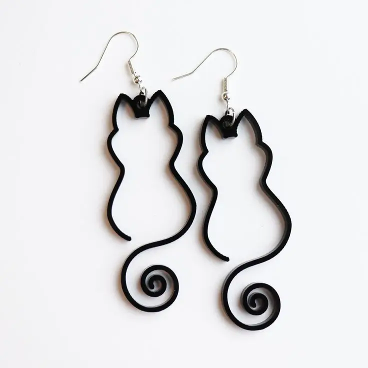 CAT EARRING — modelo 3D