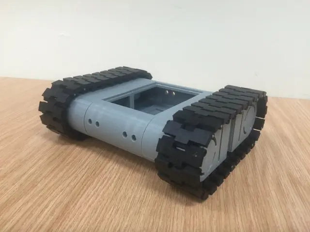 Drogerdy - Raspberry Pi Controlled Tank Bot — modelo 3D