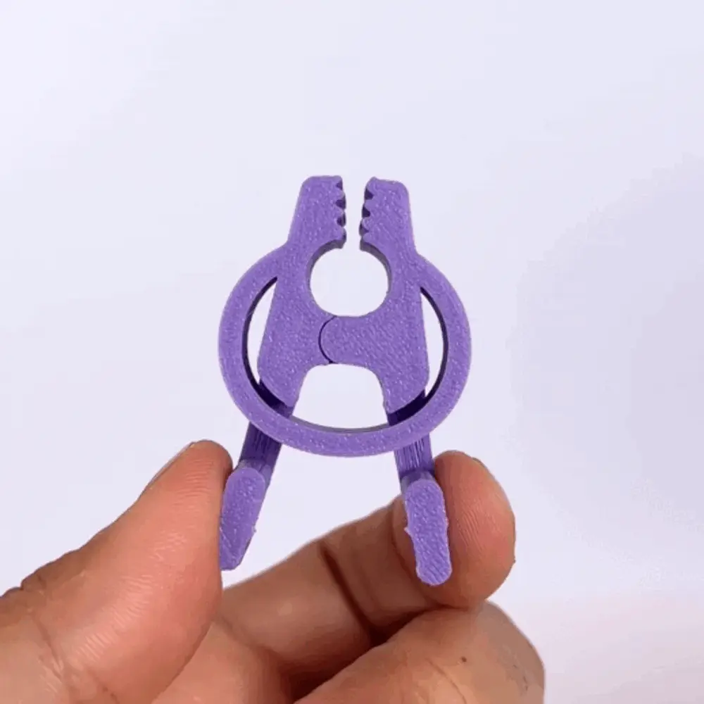 A clip — modelo 3D