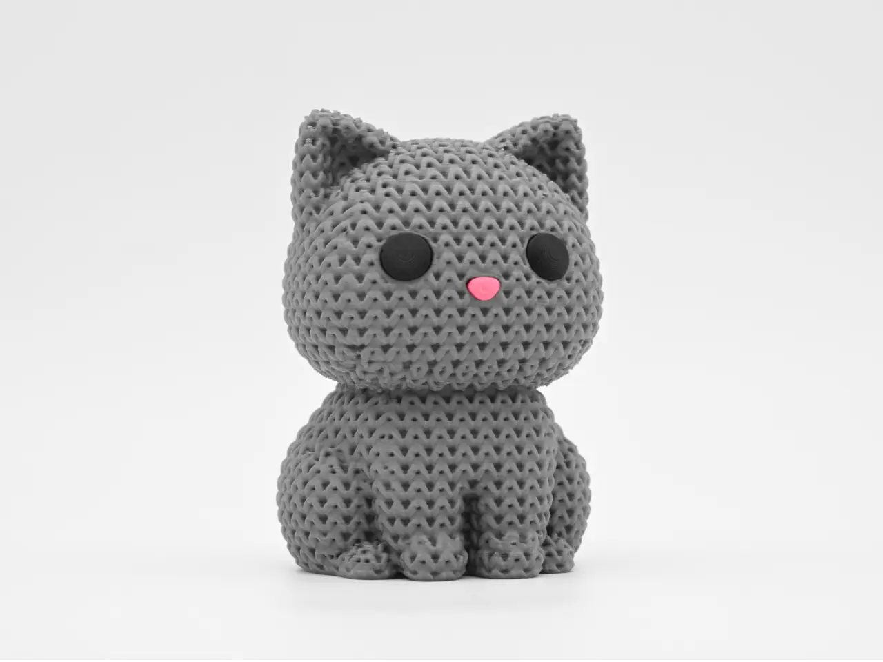 Knitted Cat — modelo 3D
