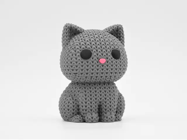 Knitted Cat — modelo 3D