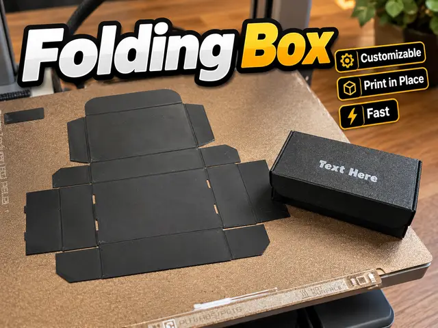Folding Box Customizable | Fast — modelo 3D