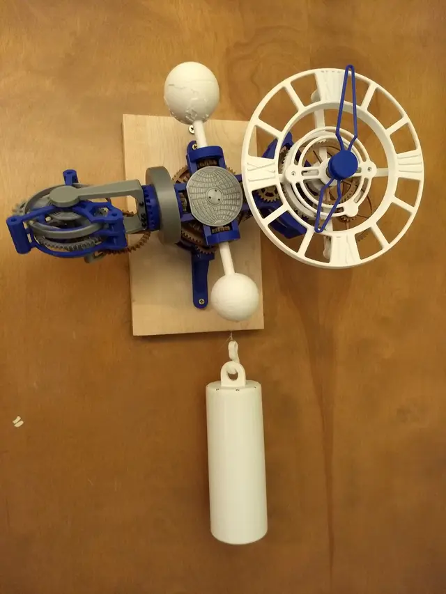 Triaxial Tourbillon Clock Make/Mods — modelo 3D