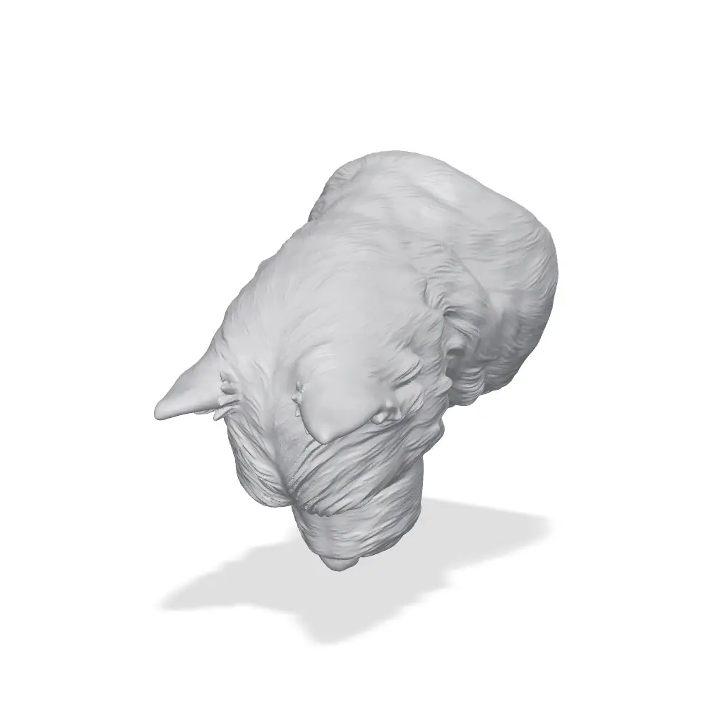 Westie Bust 3D Print STL — modelo 3D