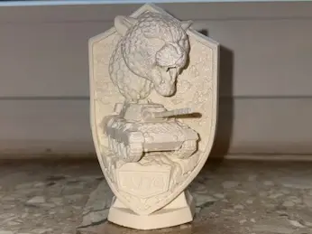 Wappen mit Leopard 1 A5 — modelo 3D