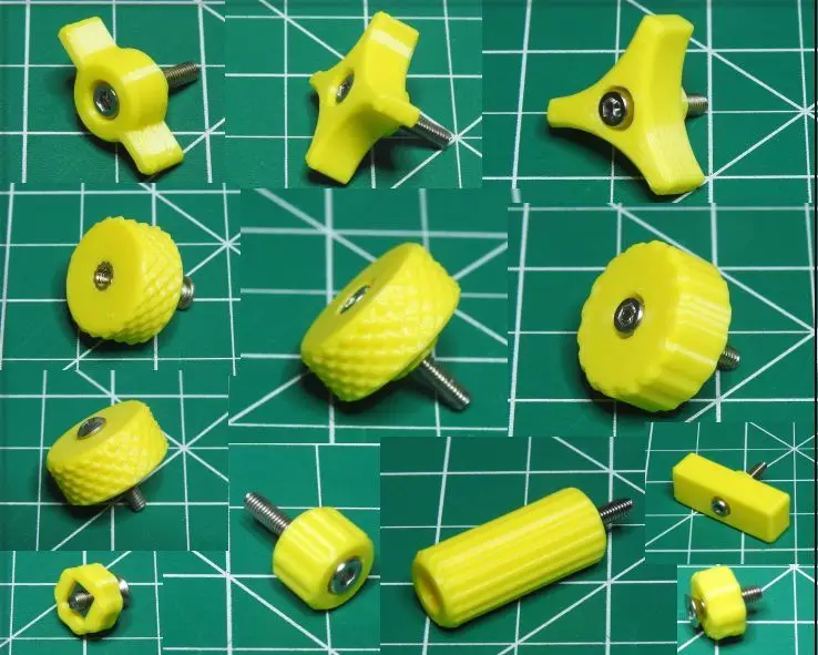 Universal Screw Knob Maker (OpenSCAD) — modelo 3D