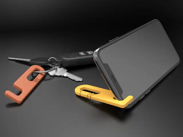 Keychain Phone Stand — modelo 3D