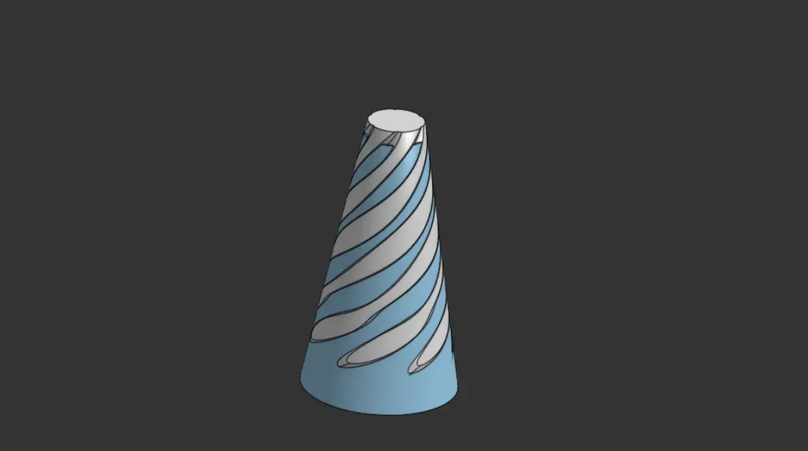 Pair of Spiral Fidgets — modelo 3D