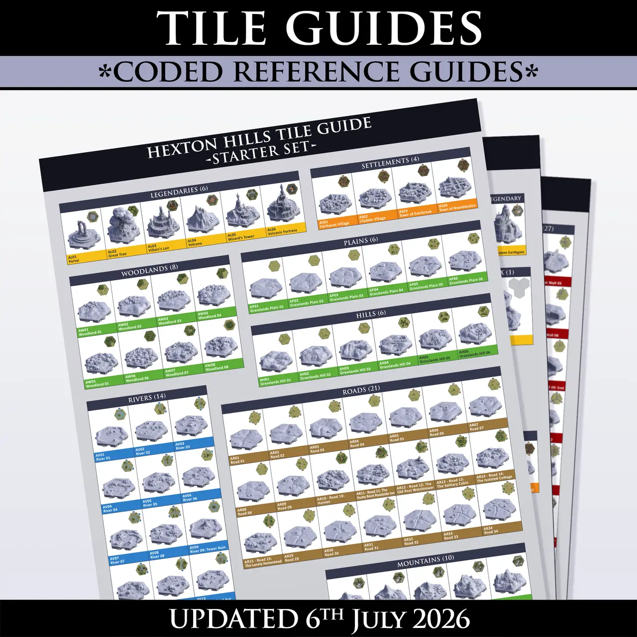 Hexton Hills Tile Guides — modelo 3D