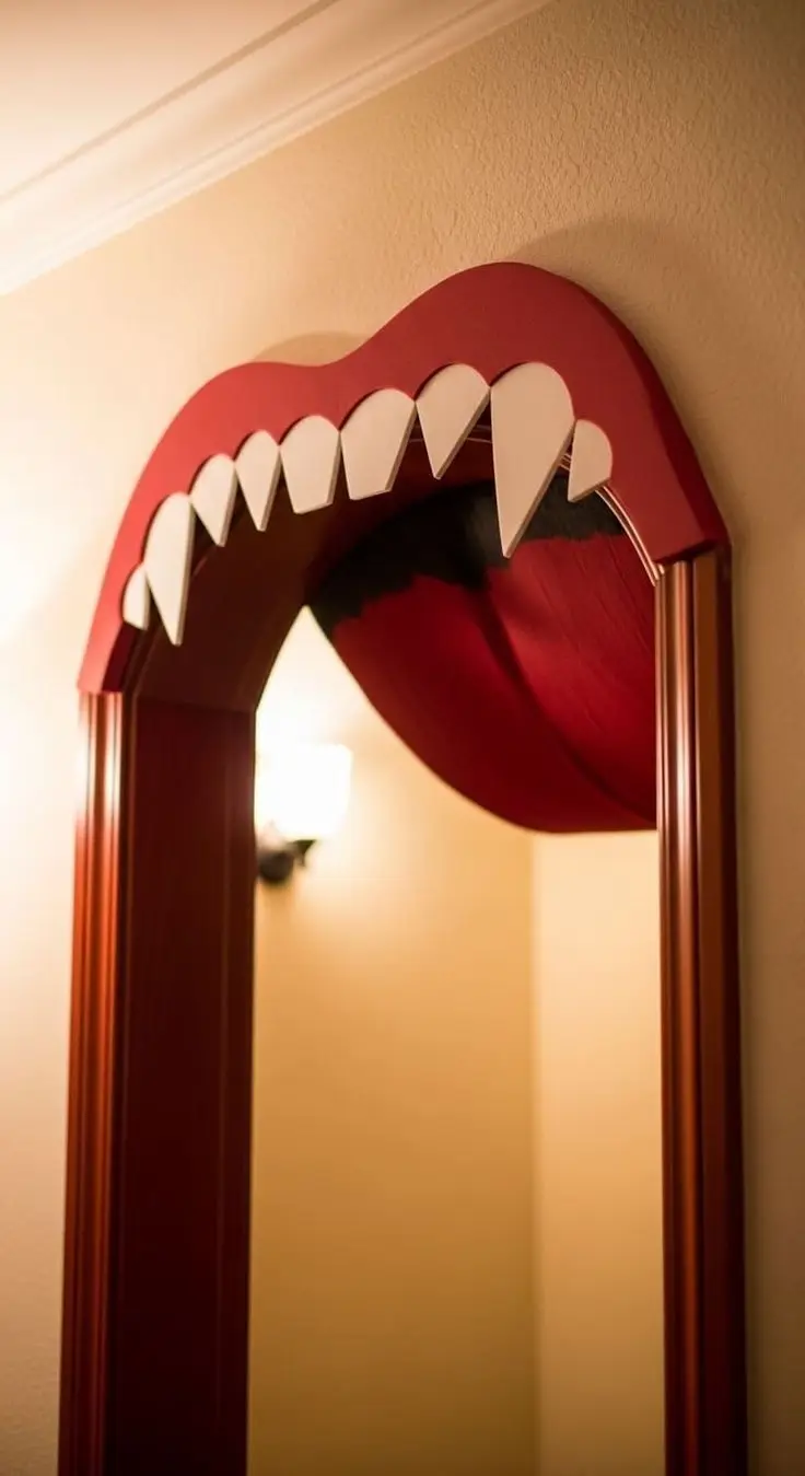 Vampire mouth halloween decoration — modelo 3D