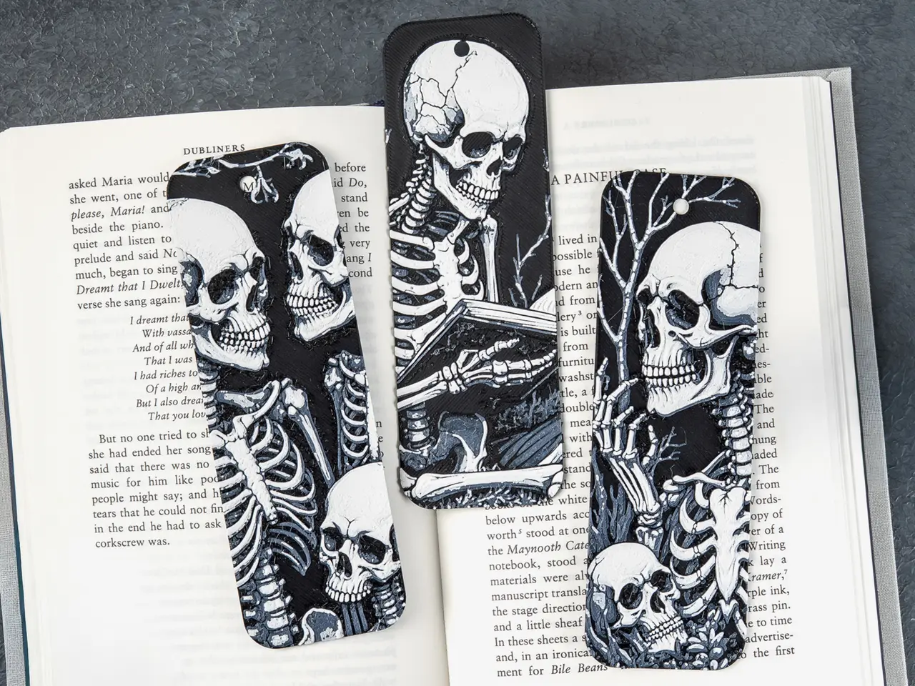 Skeleton Bookmarks — modelo 3D