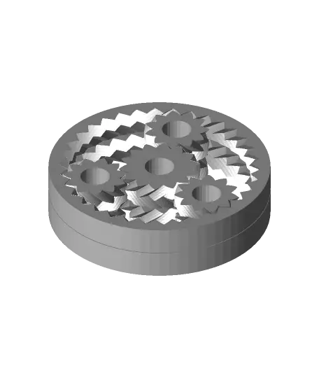 Compound Planetary Gears 1300:1 — modelo 3D