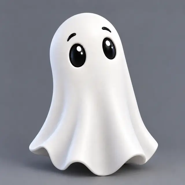 ghost halloween — modelo 3D