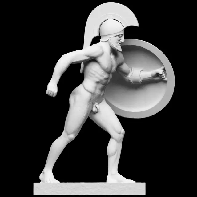 Standing Warrior - Temple of Aphaia (East Pediment) — modelo 3D