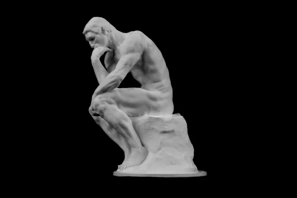 The Thinker at the Musée Rodin, France — modelo 3D