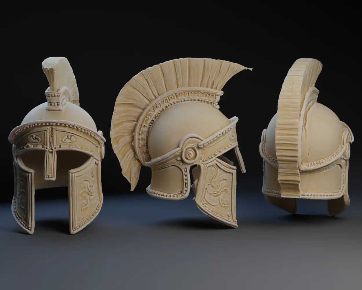 Spartan: Corinthian Helmet — modelo 3D