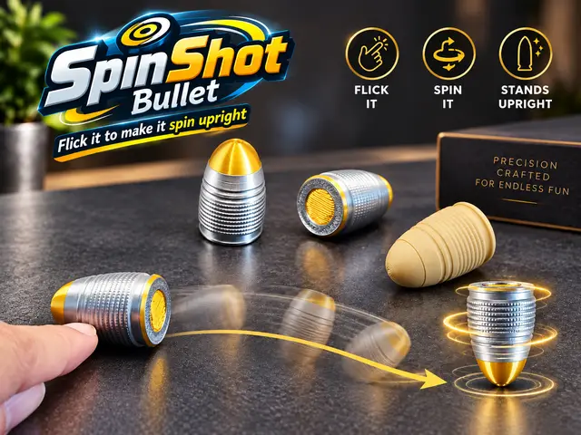 SpinShot Bullet ( Stand-Up Spinner) — modelo 3D
