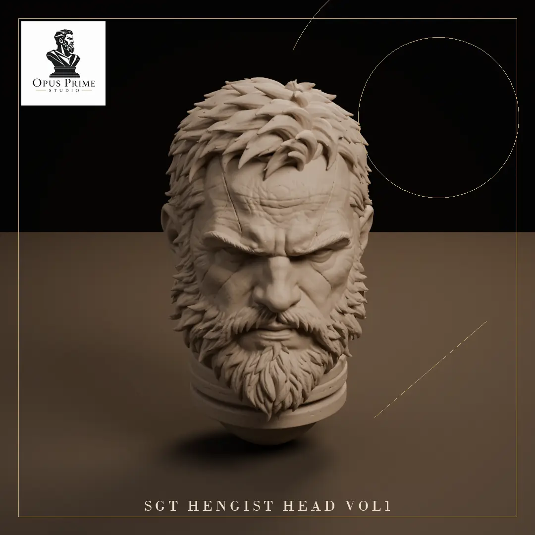 Sgt Hengist Head Vol. 1 — modelo 3D