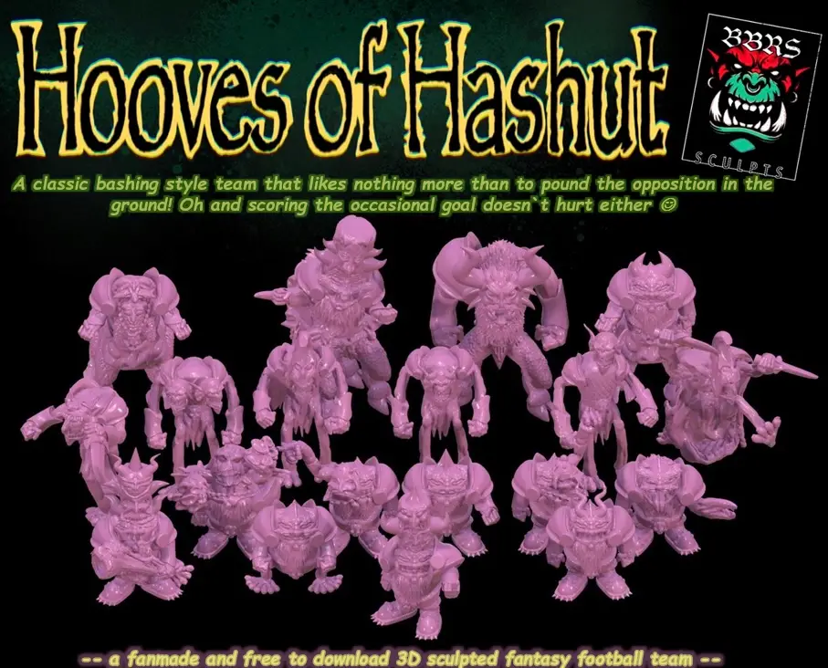 Hooves of Hashut — modelo 3D