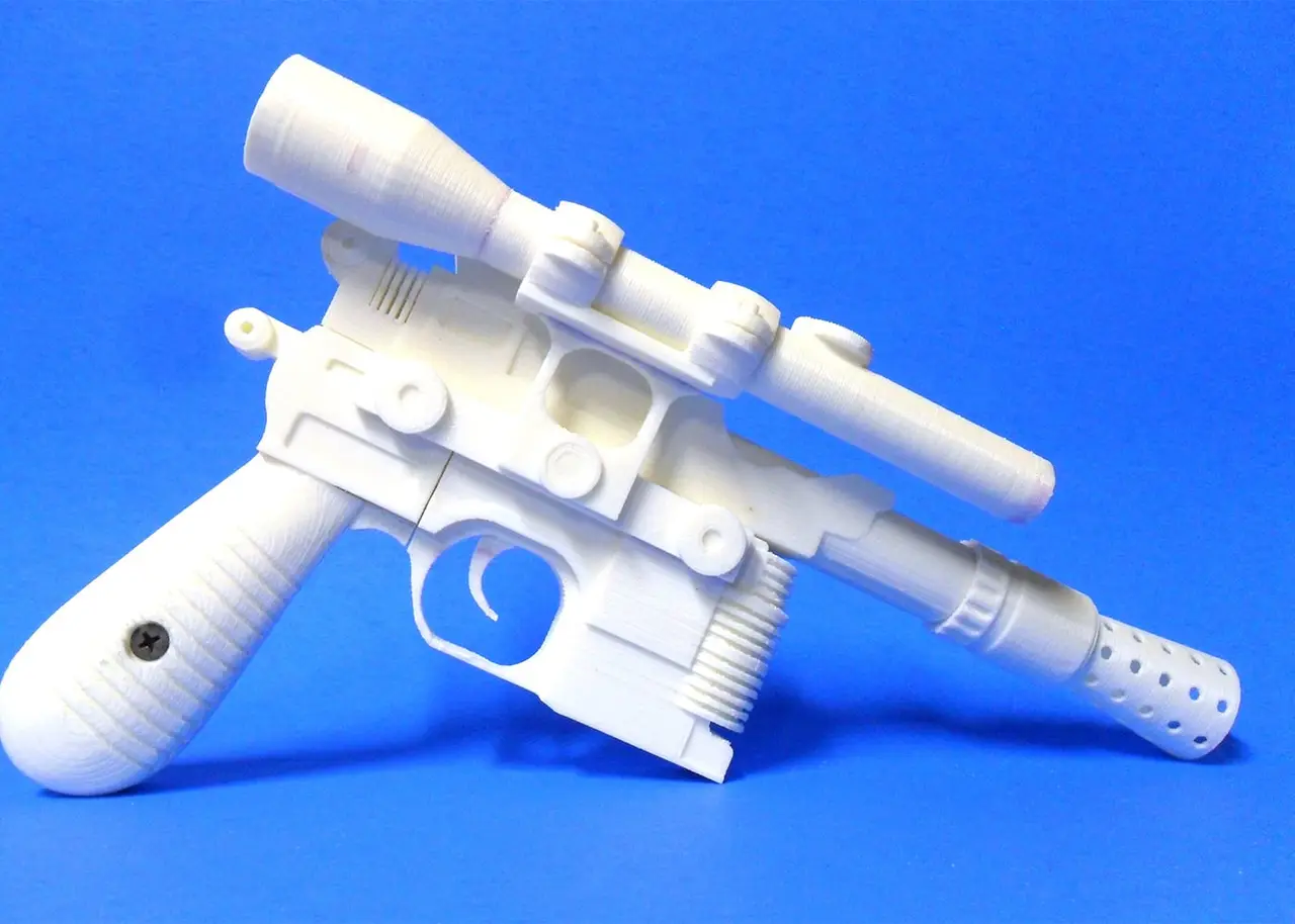 Han Solo Blaster — modelo 3D