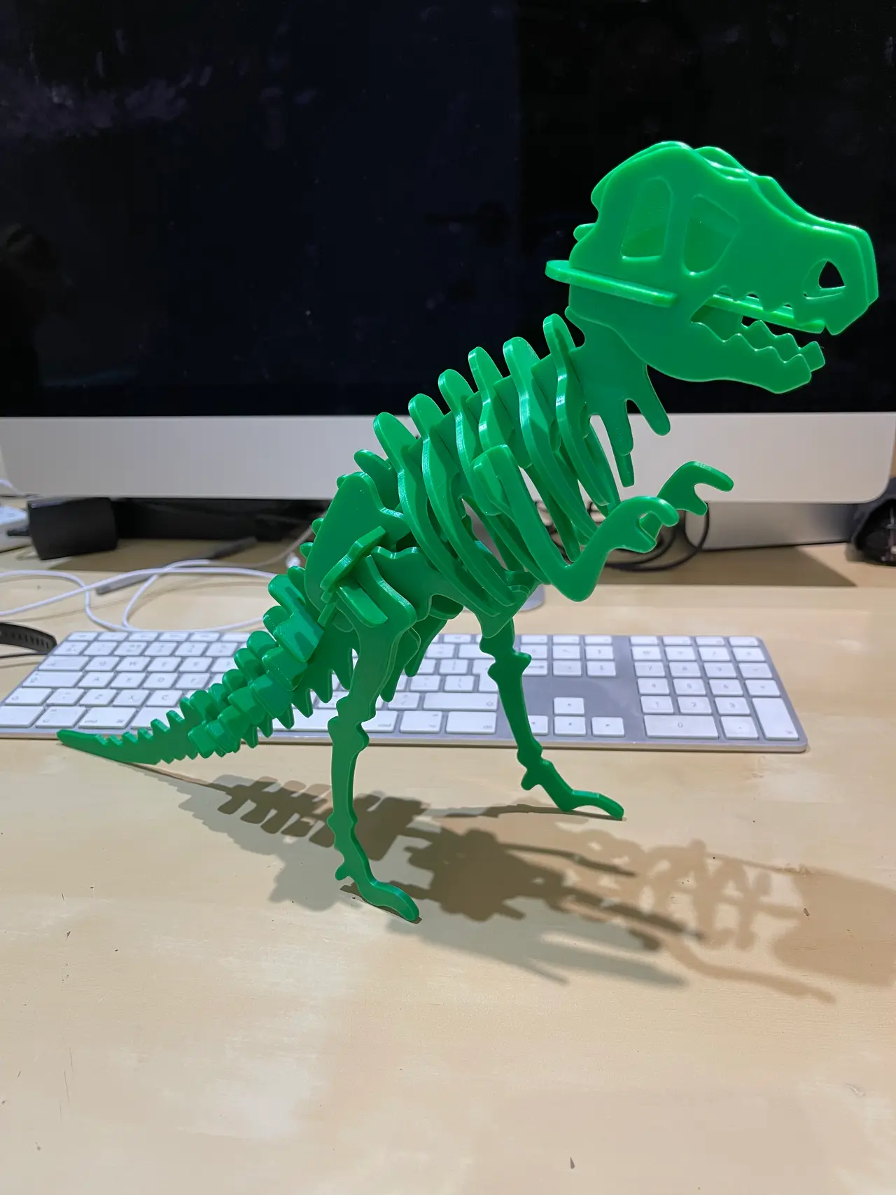 T Rex dinosaur skeleton model — modelo 3D
