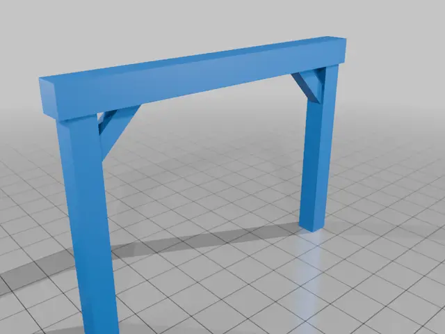 6 HO-scale farm gate entrance designs — modelo 3D