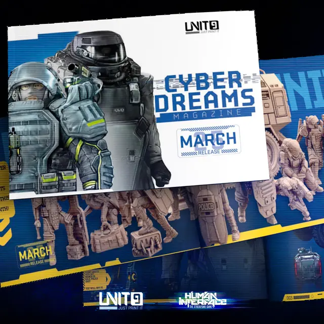 Cyber Dreams Magazine March25 — modelo 3D
