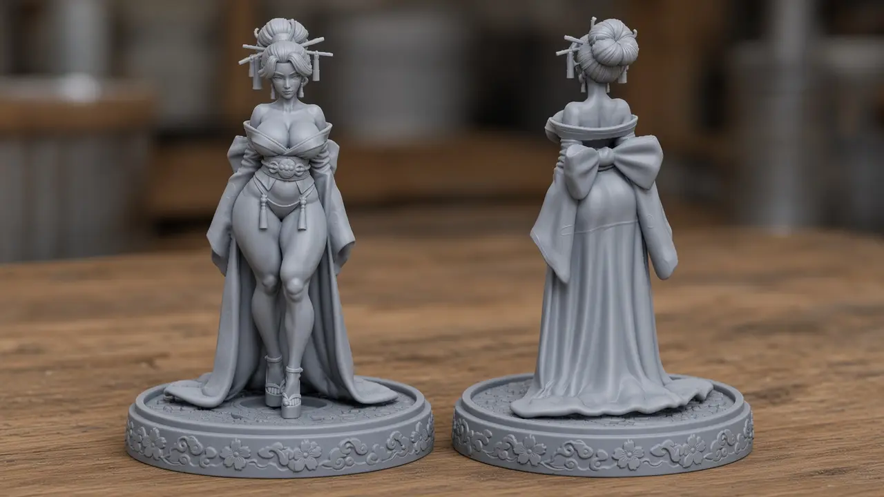 Epic Geishas - Set 2 — modelo 3D