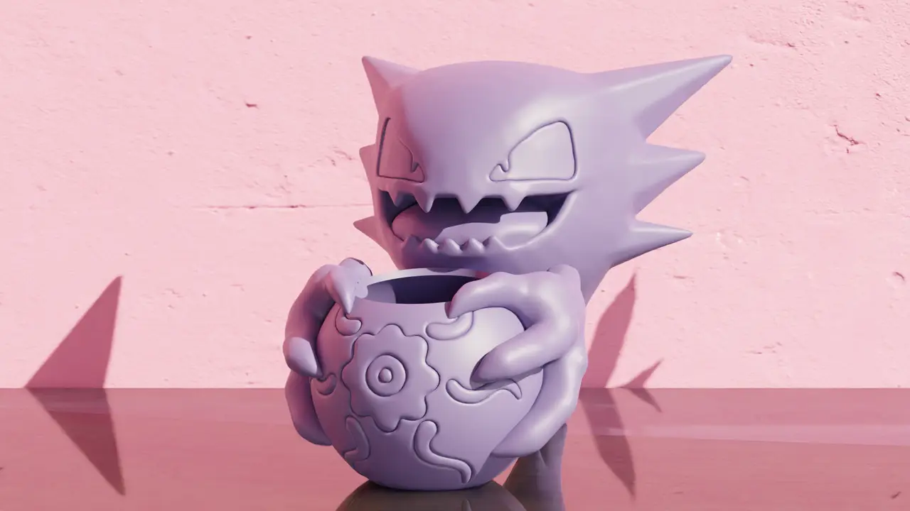 Haunter - Pokemon Pot Plant — modelo 3D