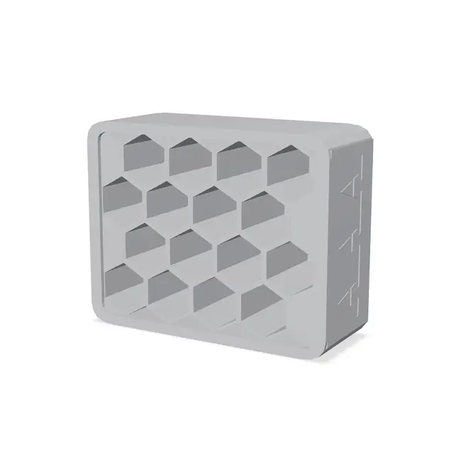 Compact core (AAA battery organizer holds 16) — modelo 3D