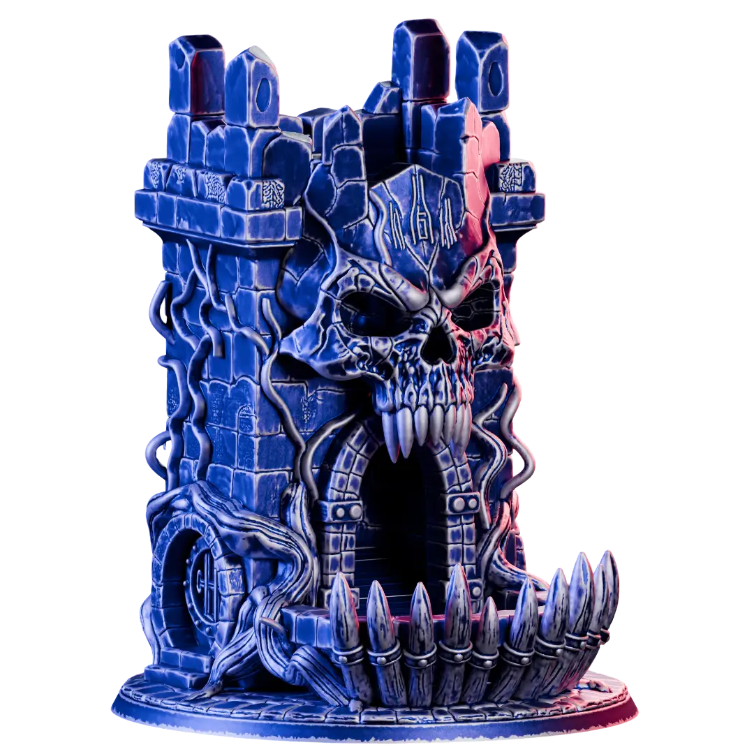 Infinite Dice Towers and Cups Vol.2 - Skull Tower — modelo 3D