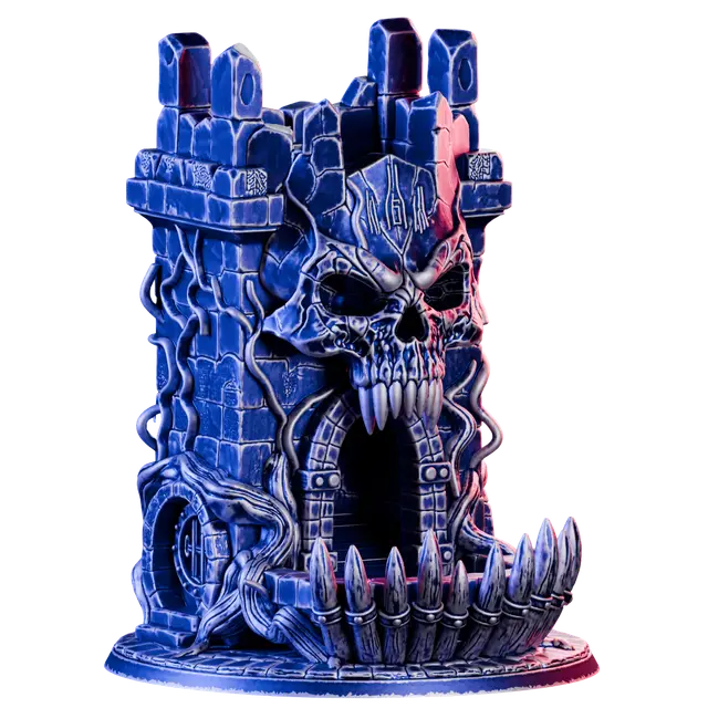 Infinite Dice Towers and Cups Vol.2 - Skull Tower — modelo 3D