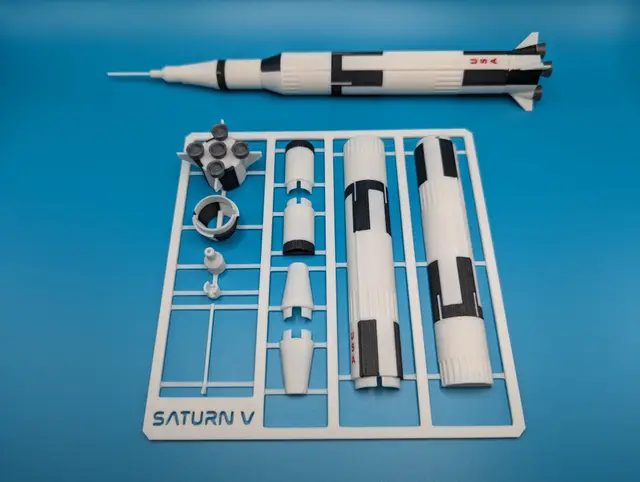 NASA Saturn V Kit Card — modelo 3D
