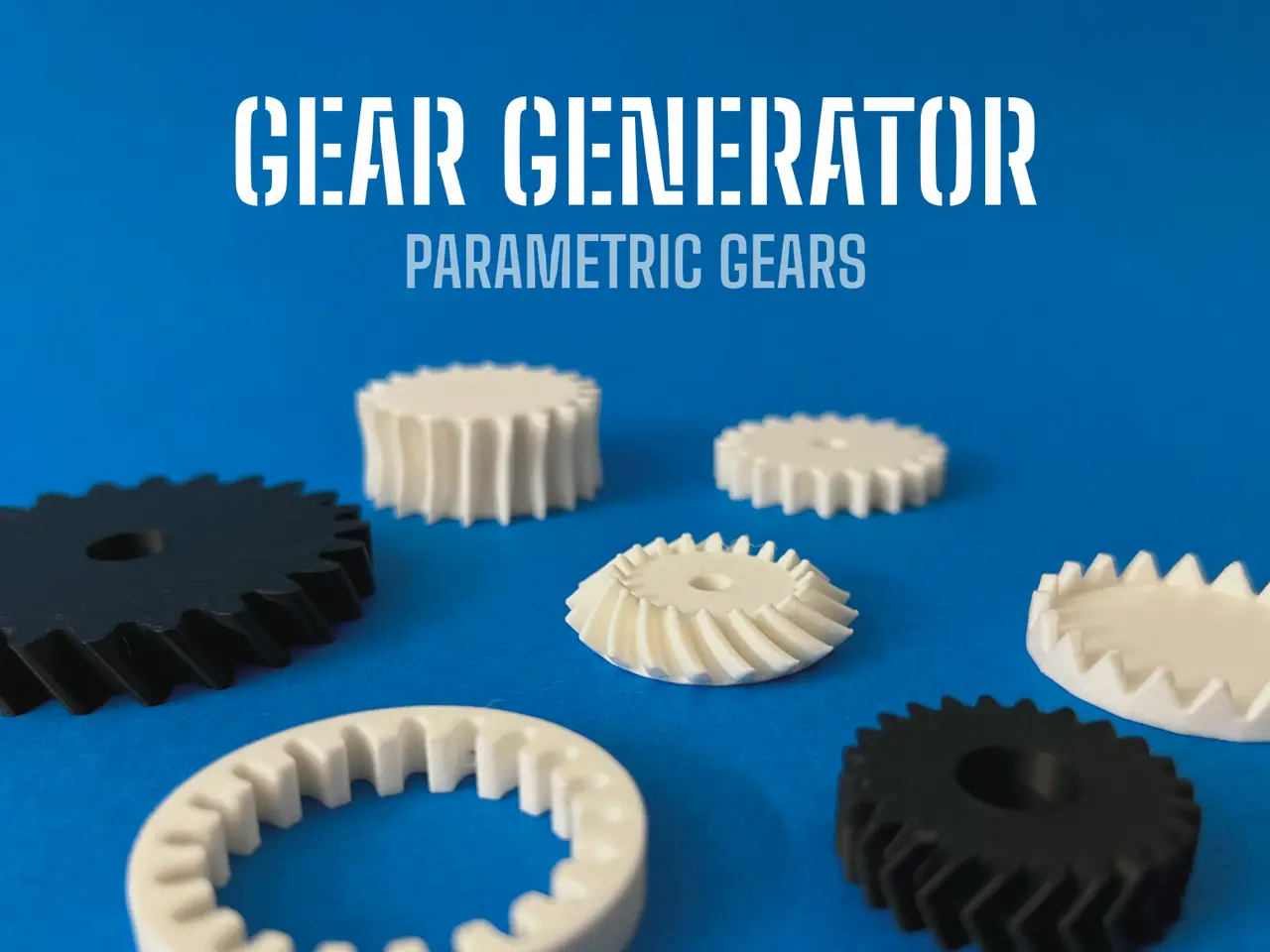 Gear Generator - Parametric Gears & Racks — modelo 3D