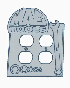 mac tools double outlet 6 point — modelo 3D