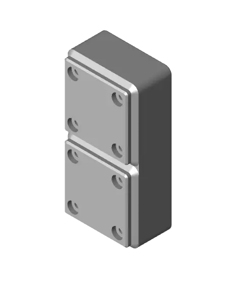 Gridfinity 2x1 10xAA Battery Holder — modelo 3D