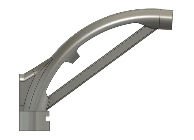 X1 / P1P PTFE Tube Guide to fix loading issues - best of both worlds — modelo 3D