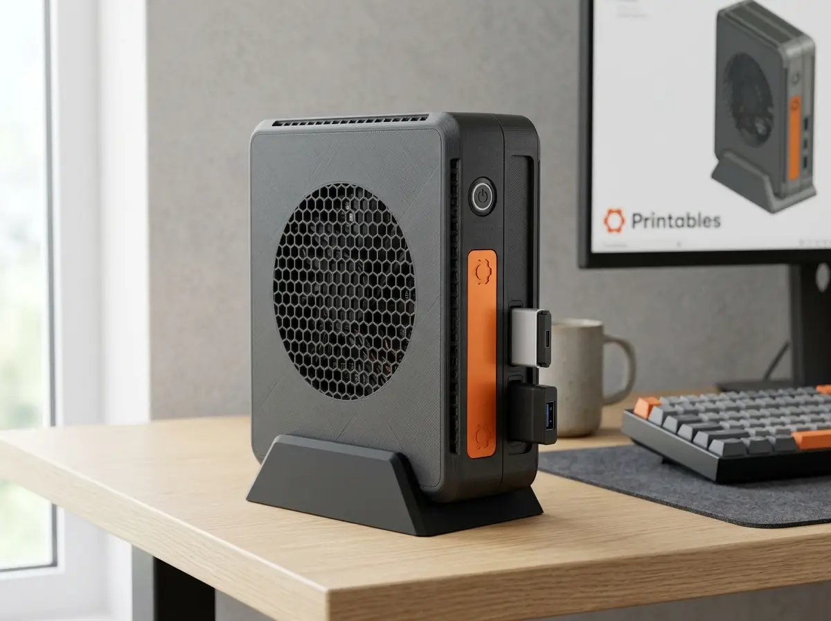 Framework Station — Modular Mini-Tower & UPS SFF Case (Framework Laptop 12) — modelo 3D