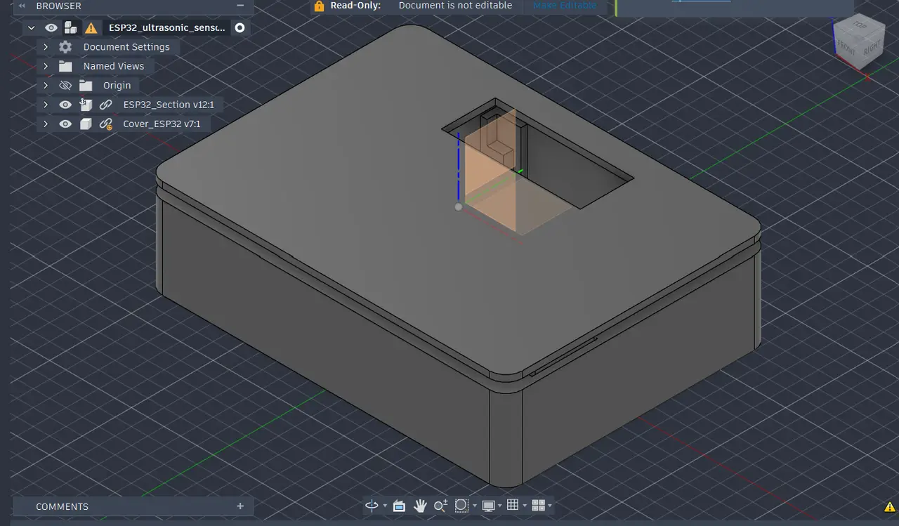 DIY ESP32 Home Vehicle Detection System — modelo 3D