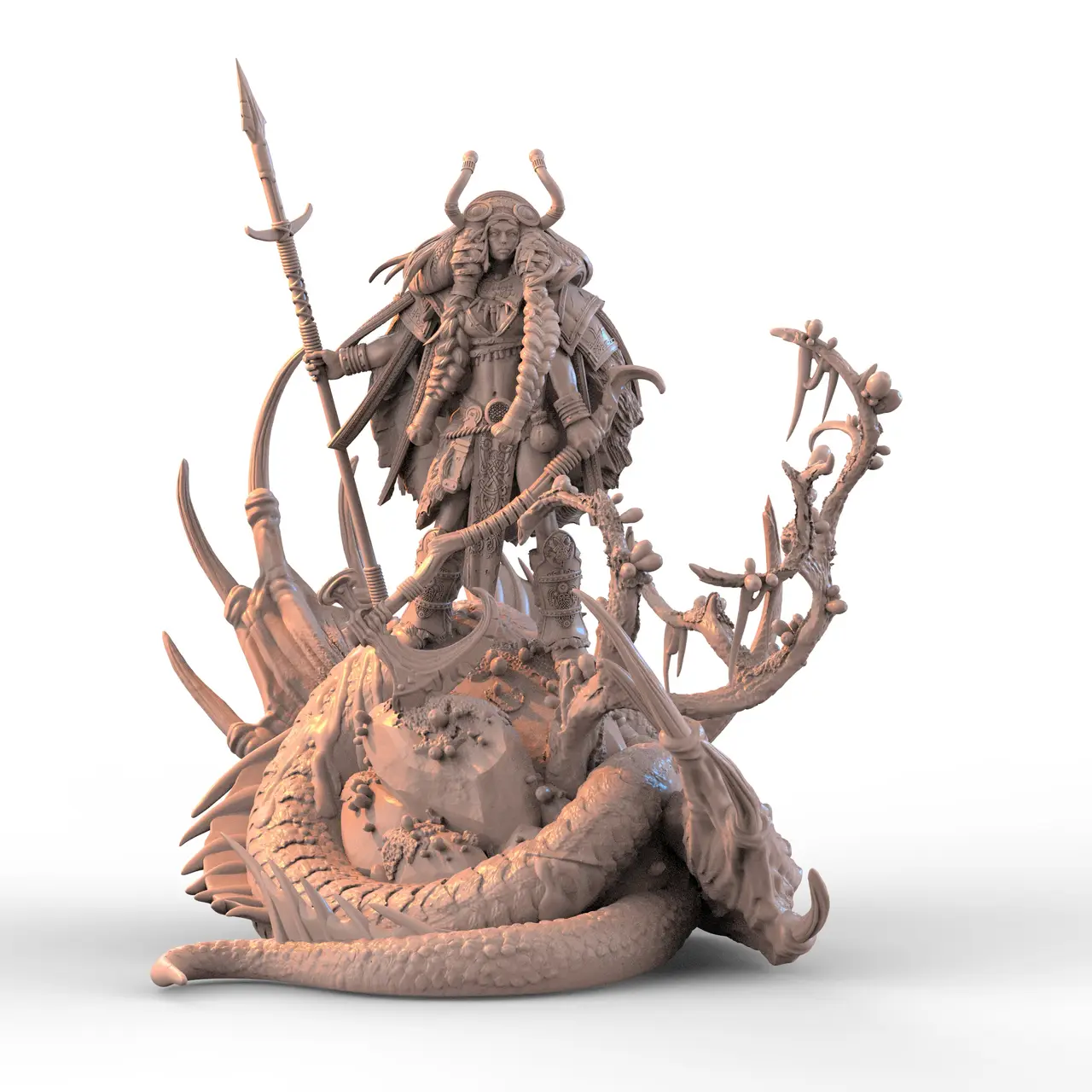 BONE MANUSCRIPT. Dragon Knight. — modelo 3D