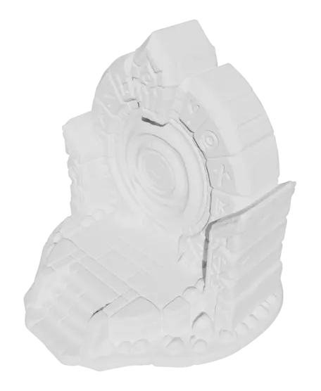 Arcane Blue Rune Portal Terrain — modelo 3D